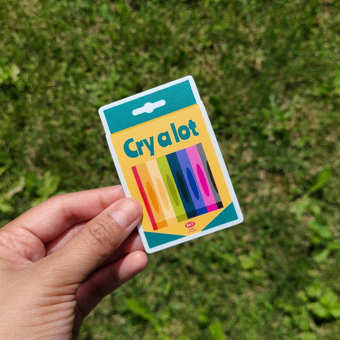 Cry A Lot Sticker