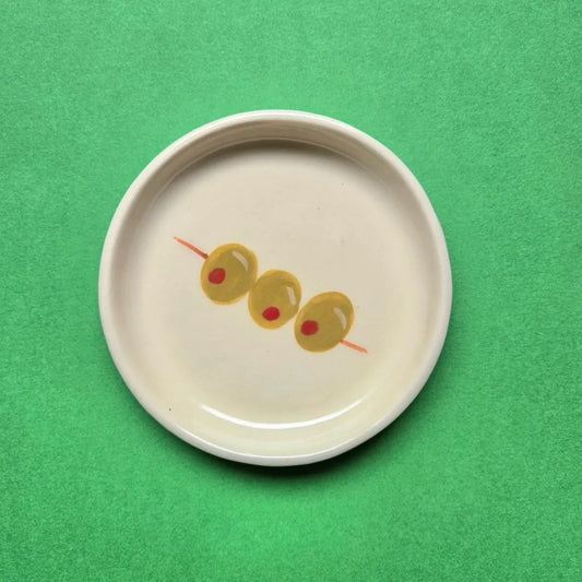 Bright Side General Ceramic Dish - Olive