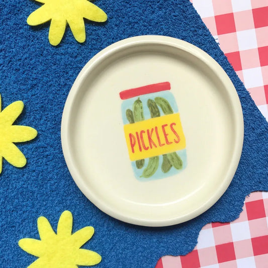 Bright Side General Ceramic Dish - Pickle Jar