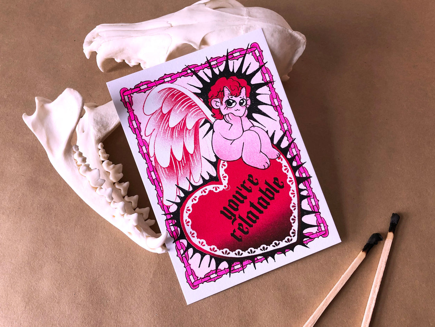 You're Relatable Mini Postcard