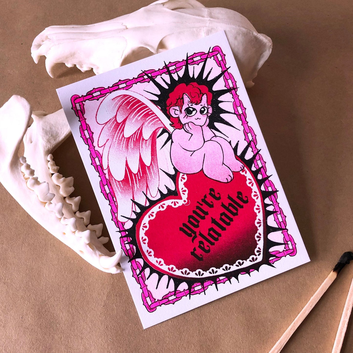 You're Relatable Mini Postcard