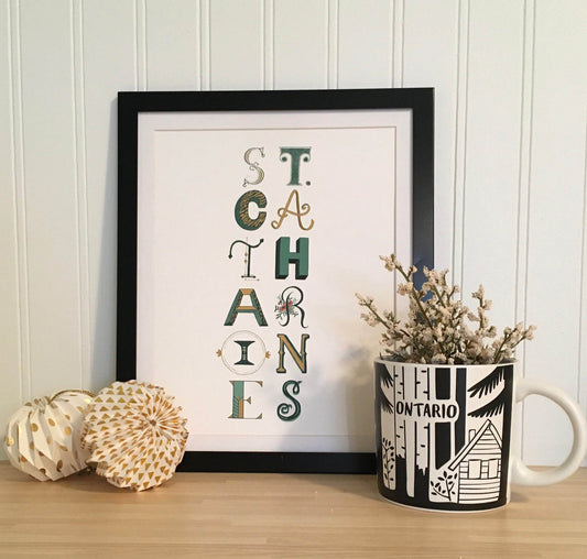 City Names Of The Niagara Region Prints