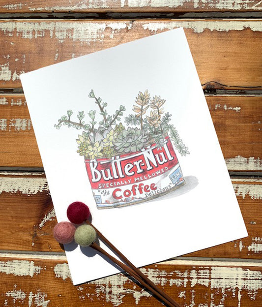 Butternut Coffee Tin Print
