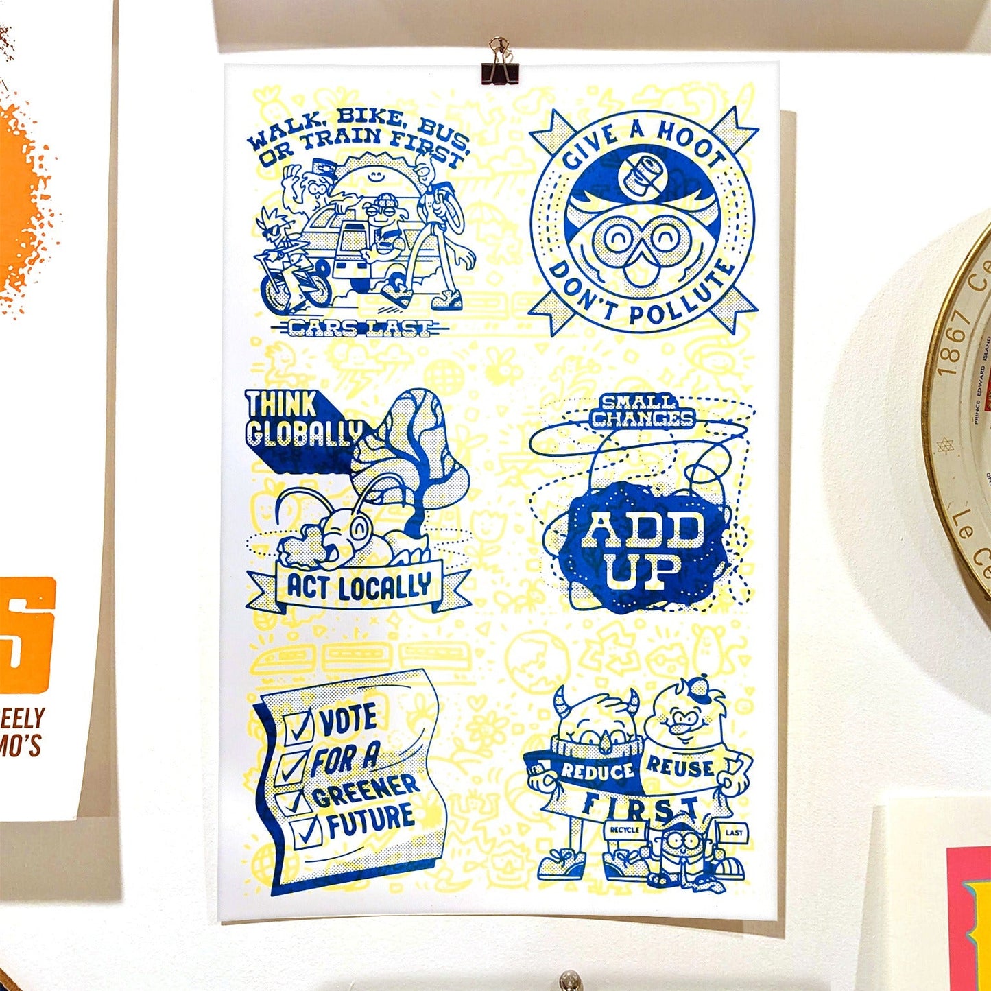 Sustainability Risograph Poster