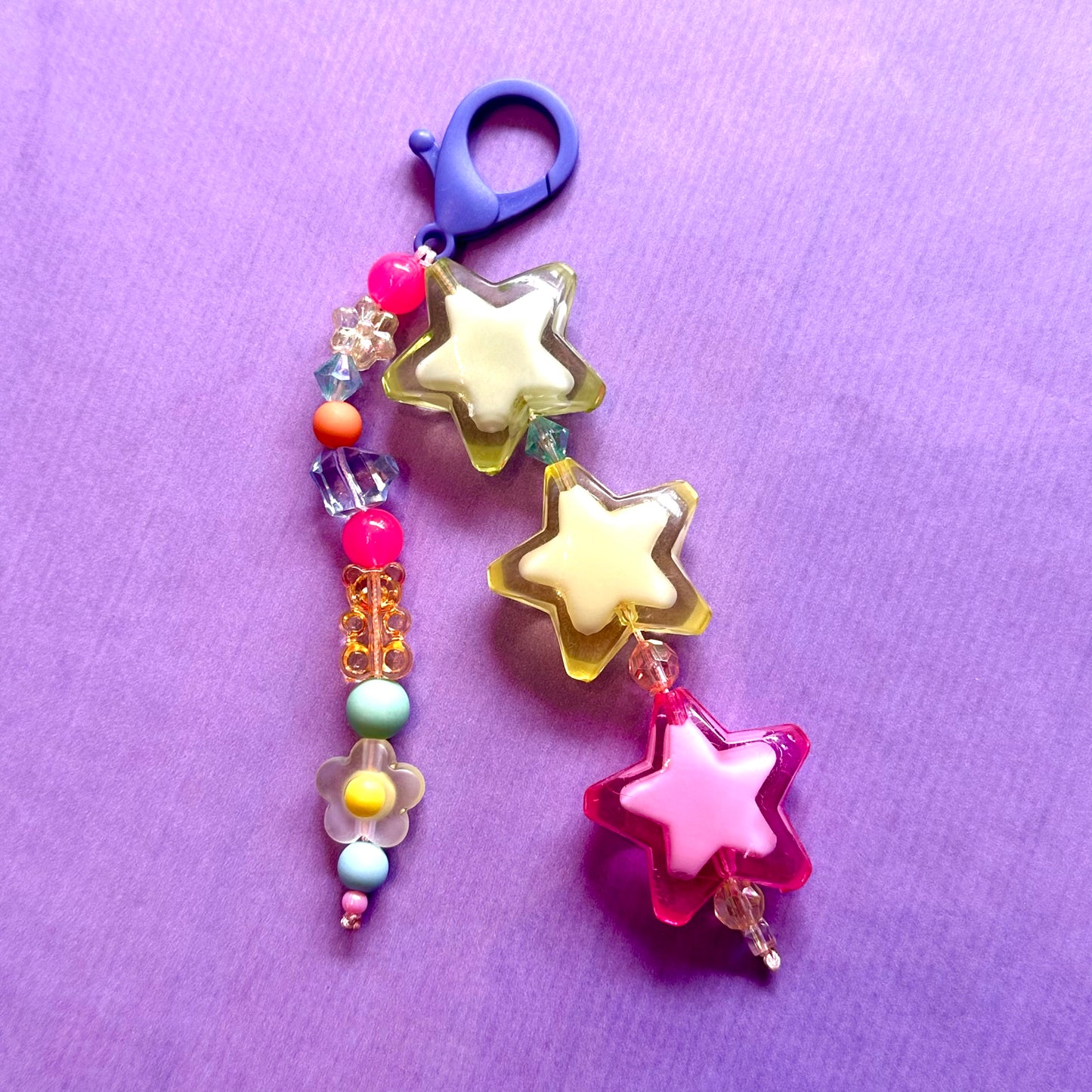 Chunky Beaded Keychain