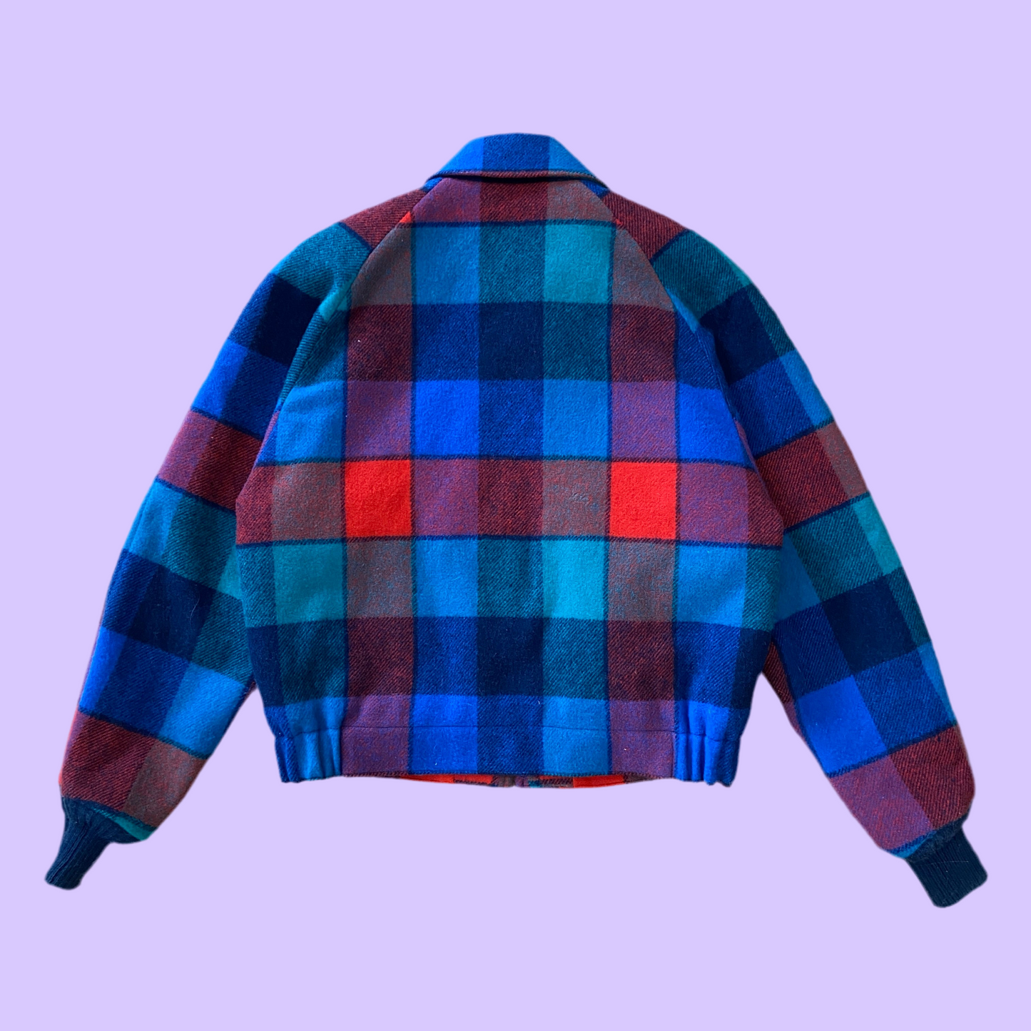 Wool Plaid Pendleton Jacket (S/M)