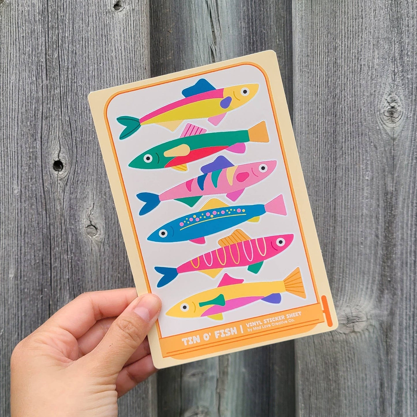 Tin O' Fish Sticker Sheet