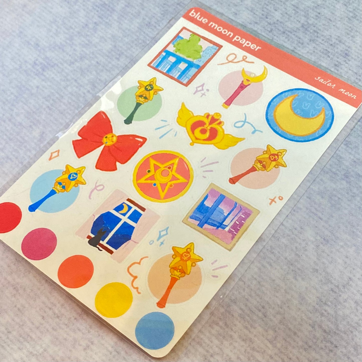 S. Moon Sticker Sheet