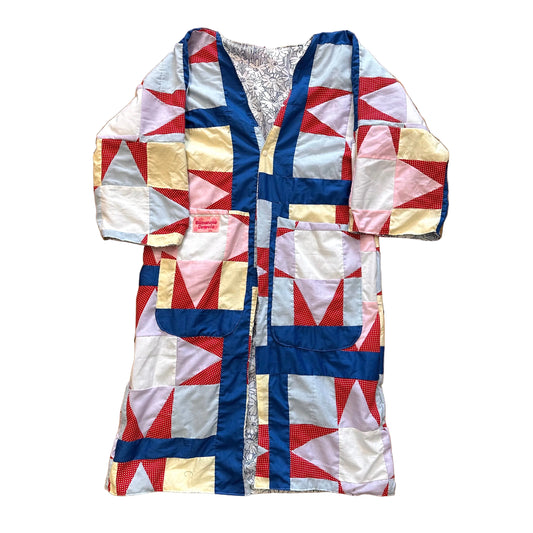 Quilt Duster/House Coat (M)
