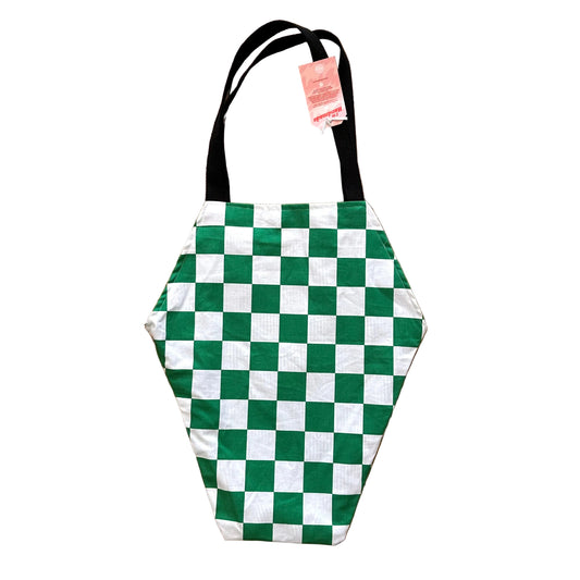 Checkered Coffin Totebag
