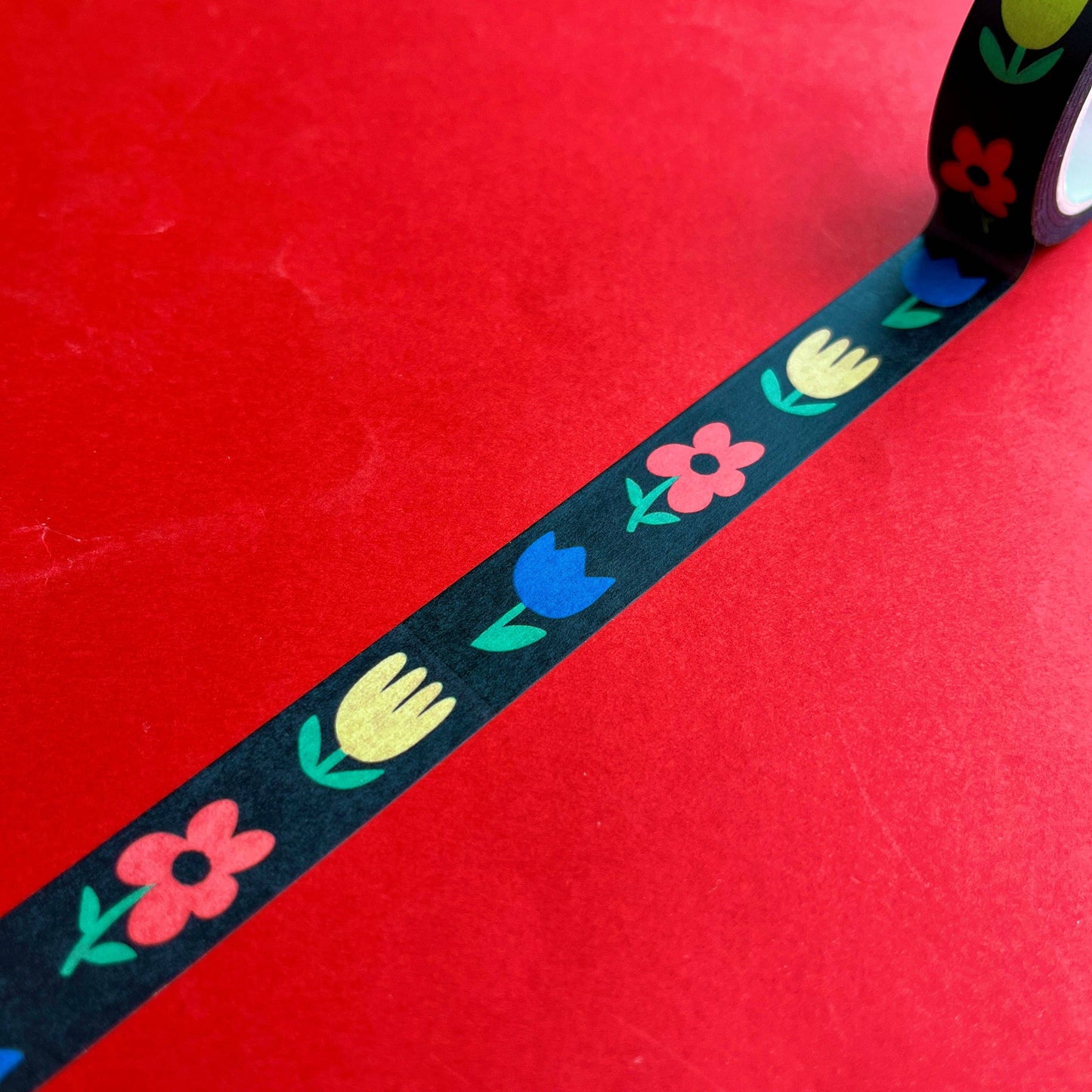 Primary Flowers Washi Tape