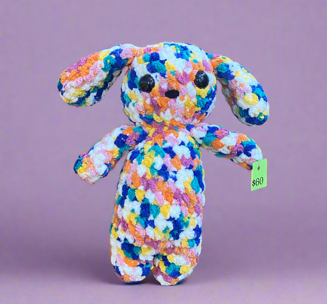 Rainbow Bunny Plushie