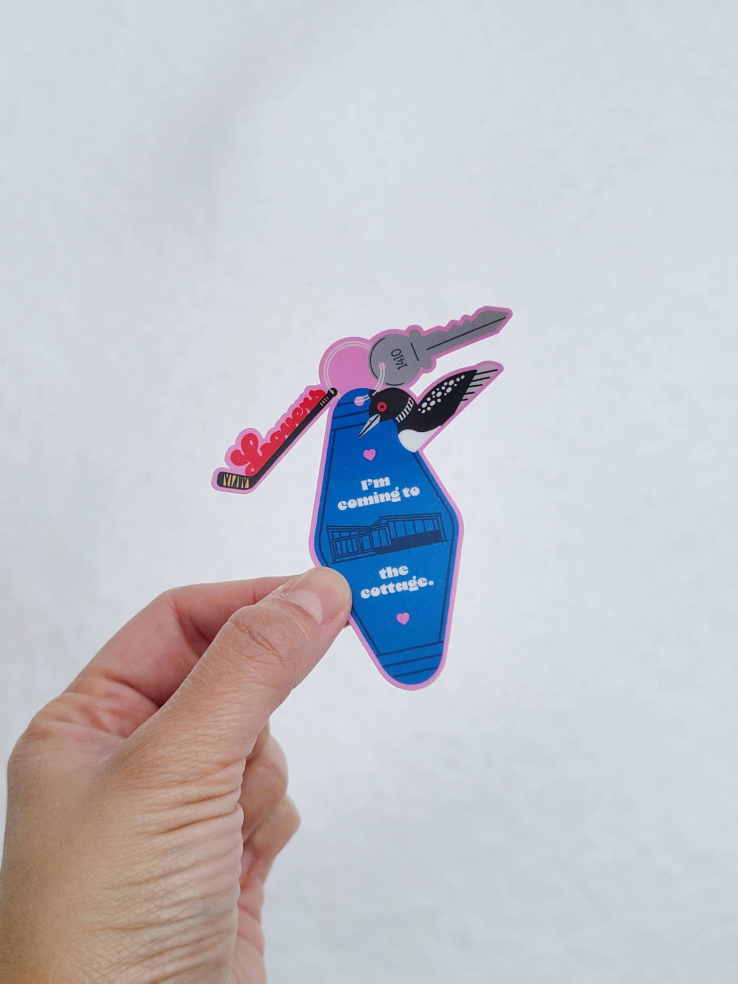 I'm Coming To The Cottage Sticker