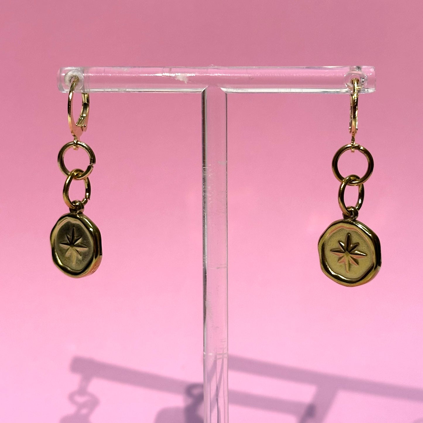 Star Pendant Earrings