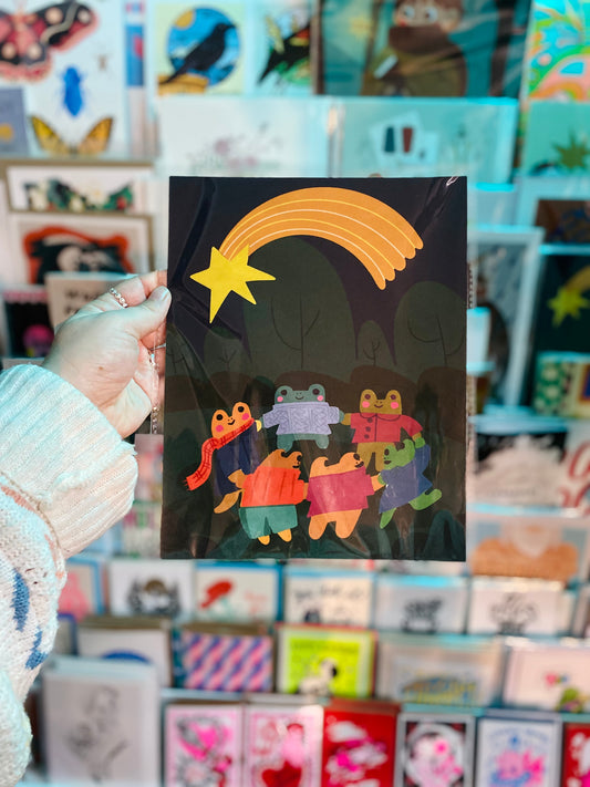 Froggy Friends Print