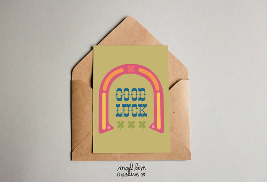 Good Luck Card