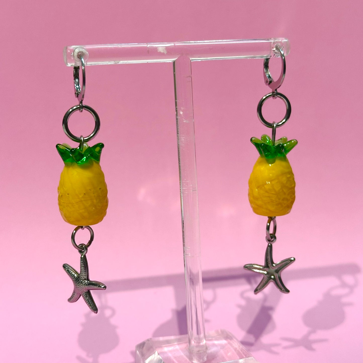 Pineapple Charm Earrings