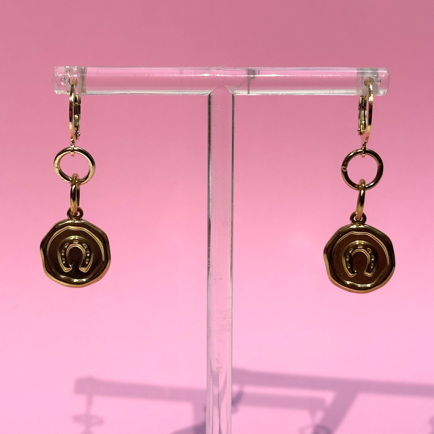 Horseshoe Pendant Earrings