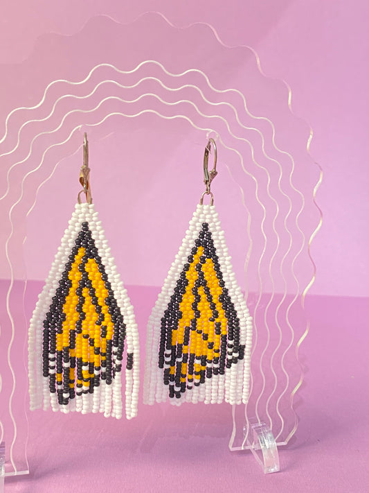 Monarch Beaded Earrings