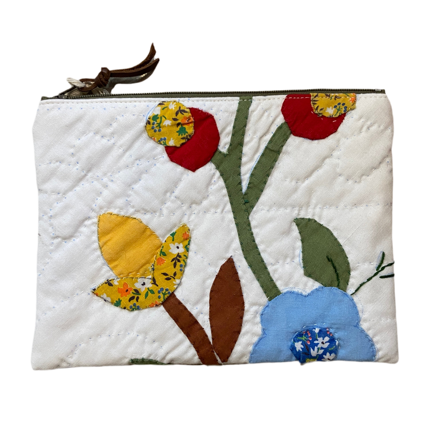 Medium Quilted Zip Pouch