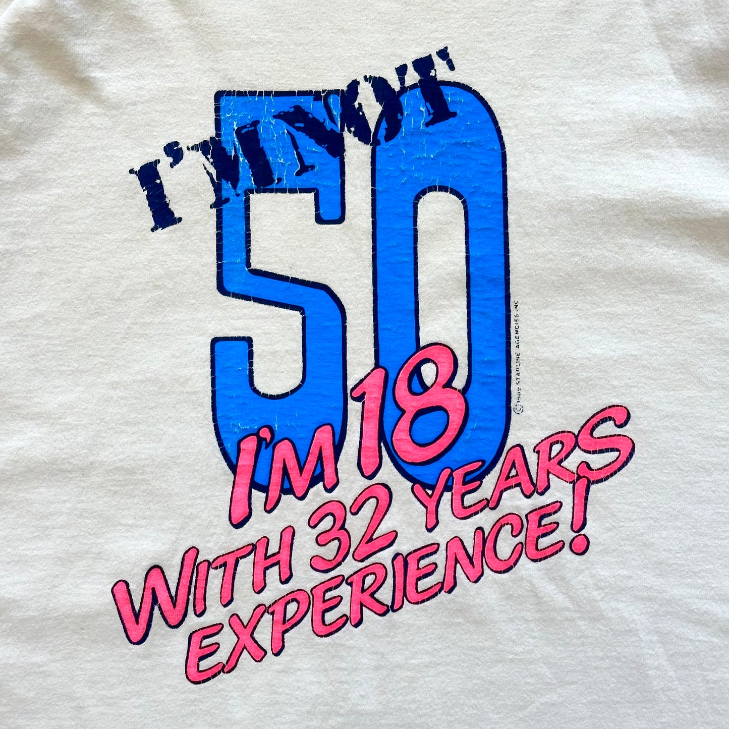 80s I’m Not 50 Humour T-Shirt (XL)