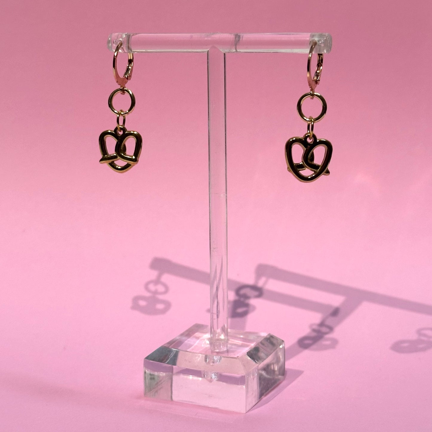 Pretzel Earrings