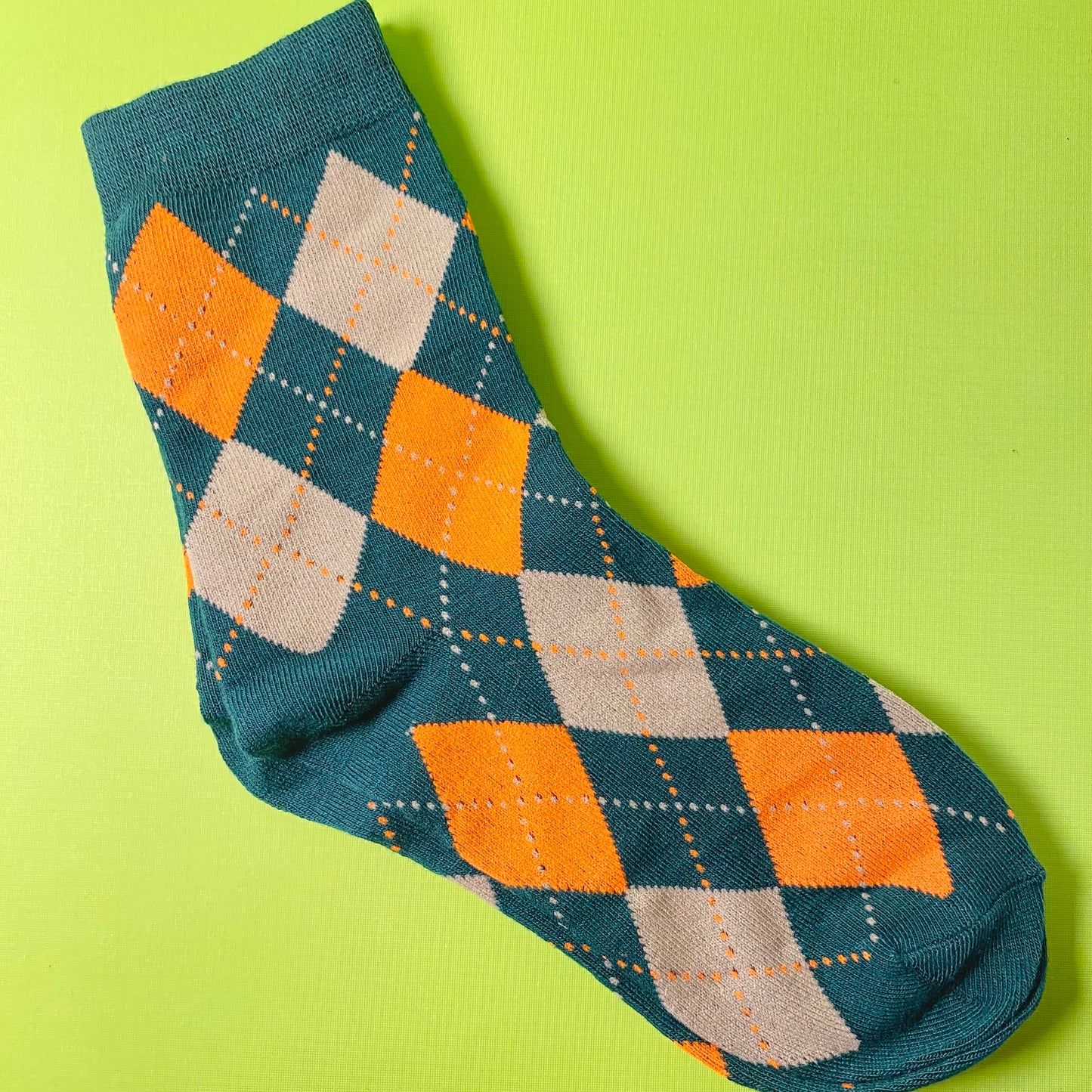 Argyle Pattern Socks