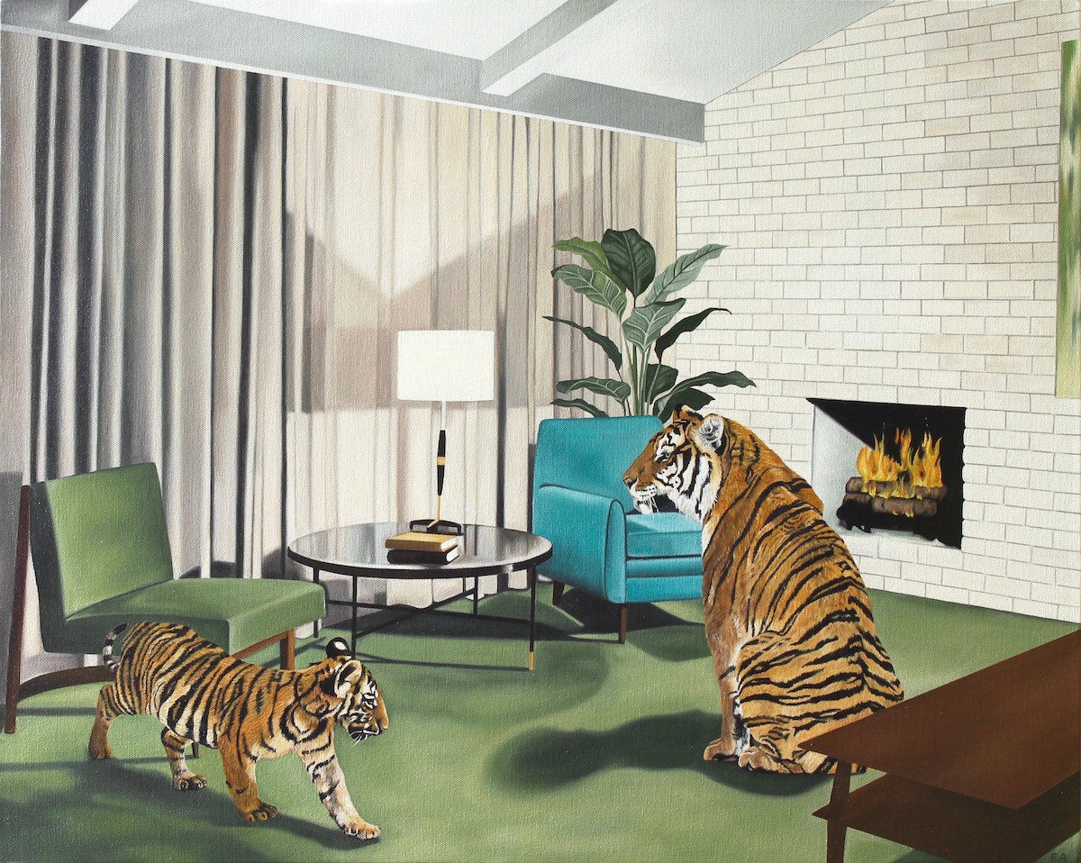 “HOUSE CATS” Emily Andrews Print
