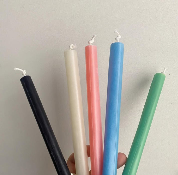 Ritual Tapered Coloured Candles by Martina Doom