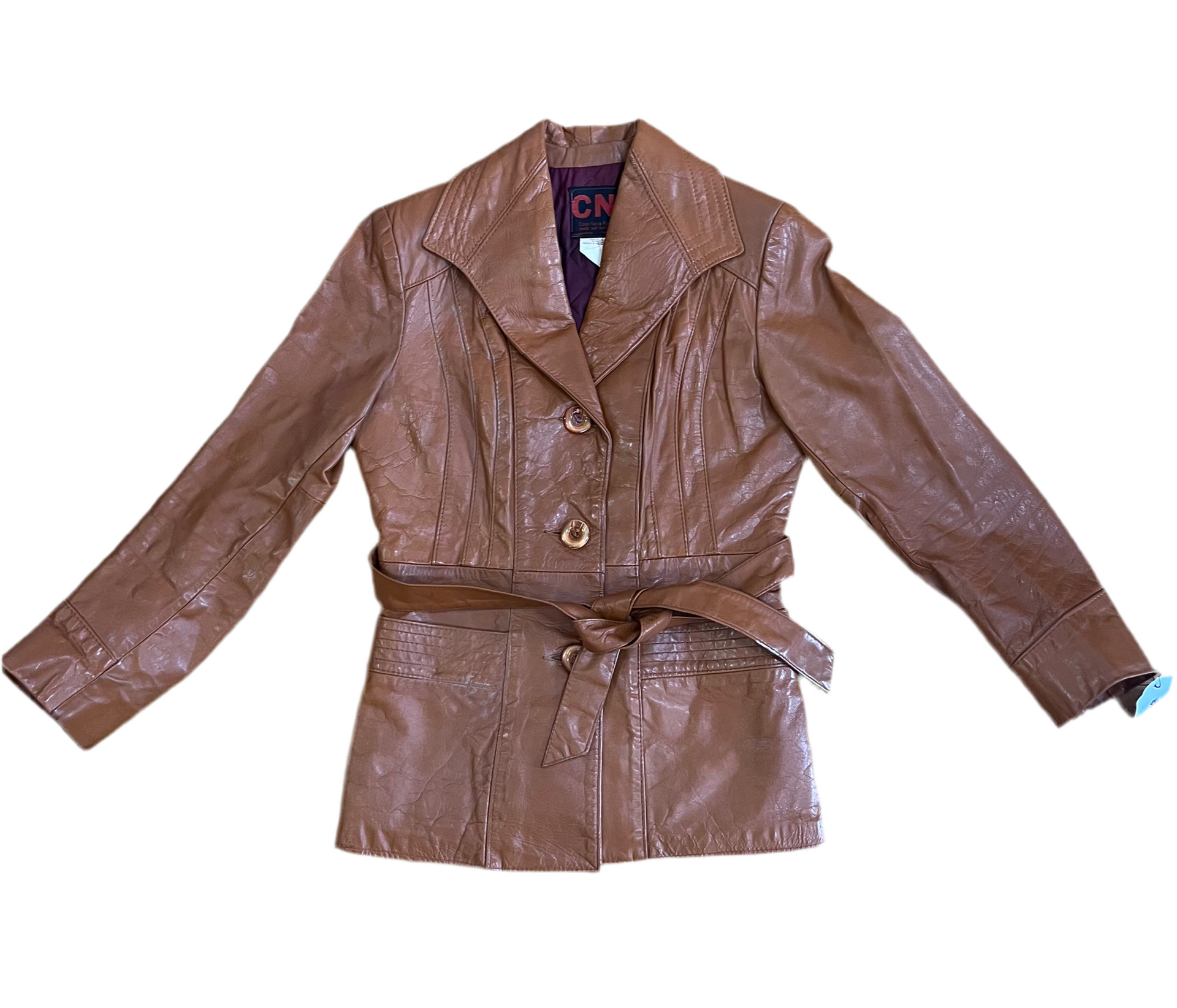 70s Cosa Nova leather trench – Studio Shop