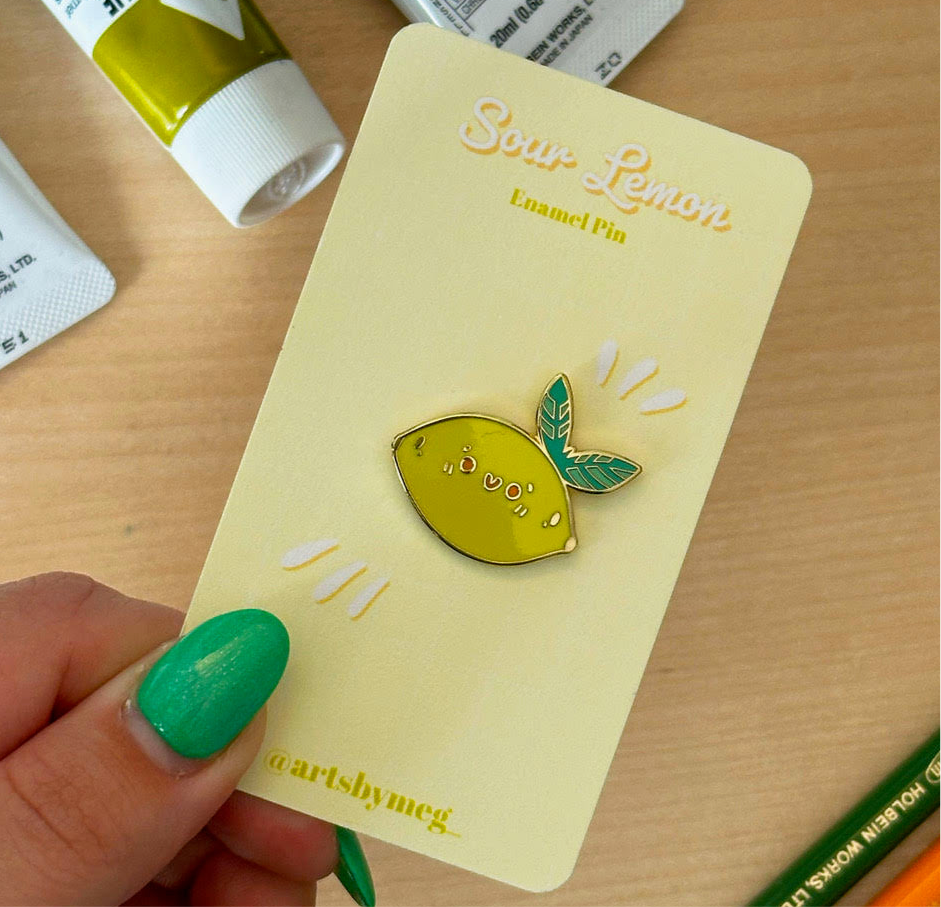 Lemon Enamel Pin