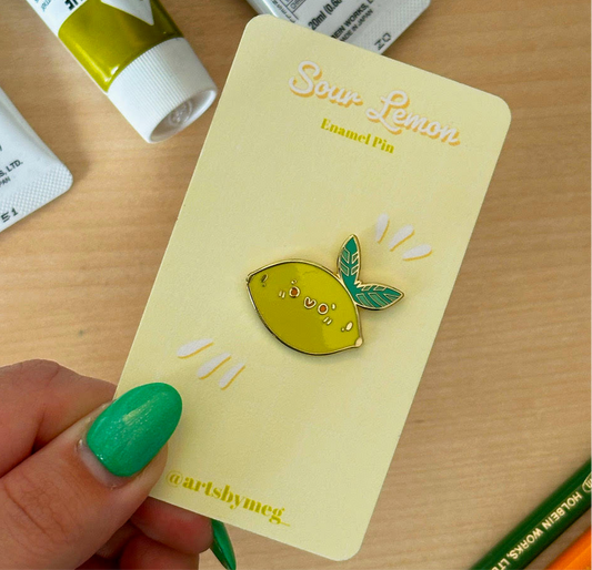 Lemon Enamel Pin