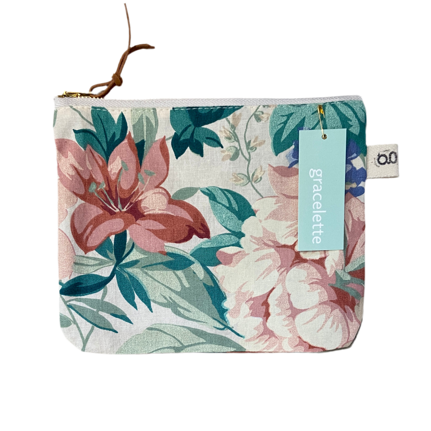 Zip Pouch By Gracelette Textiles