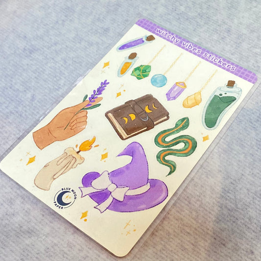 Witchy Vibes Sticker Sheet