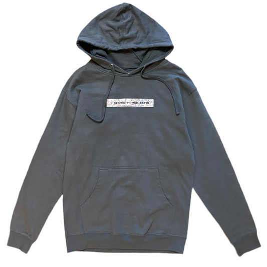“I Belong to the Earth” Patchwork Hoodie
