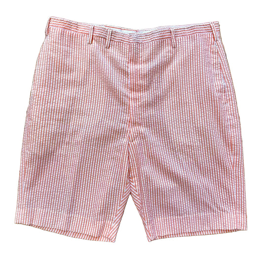 80s Orange Stripe Shorts (L)