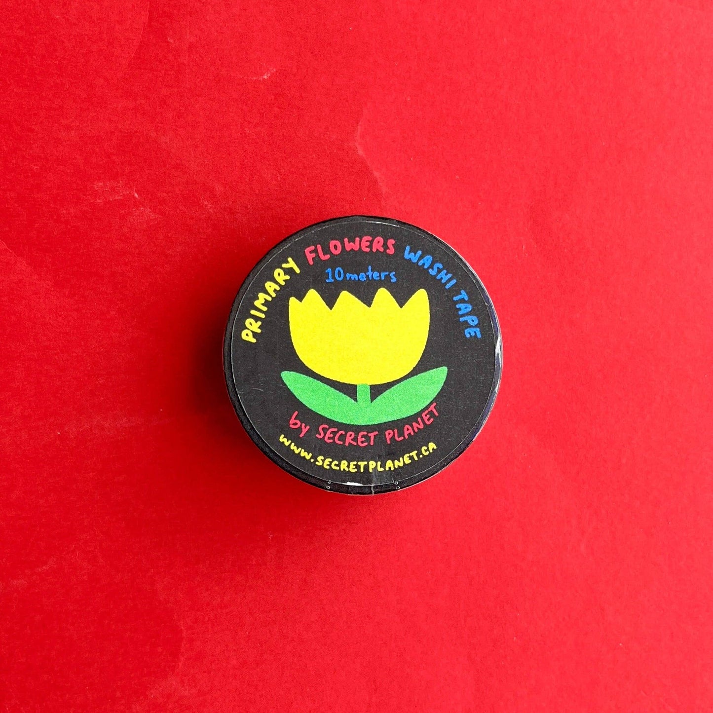 Primary Flowers Washi Tape