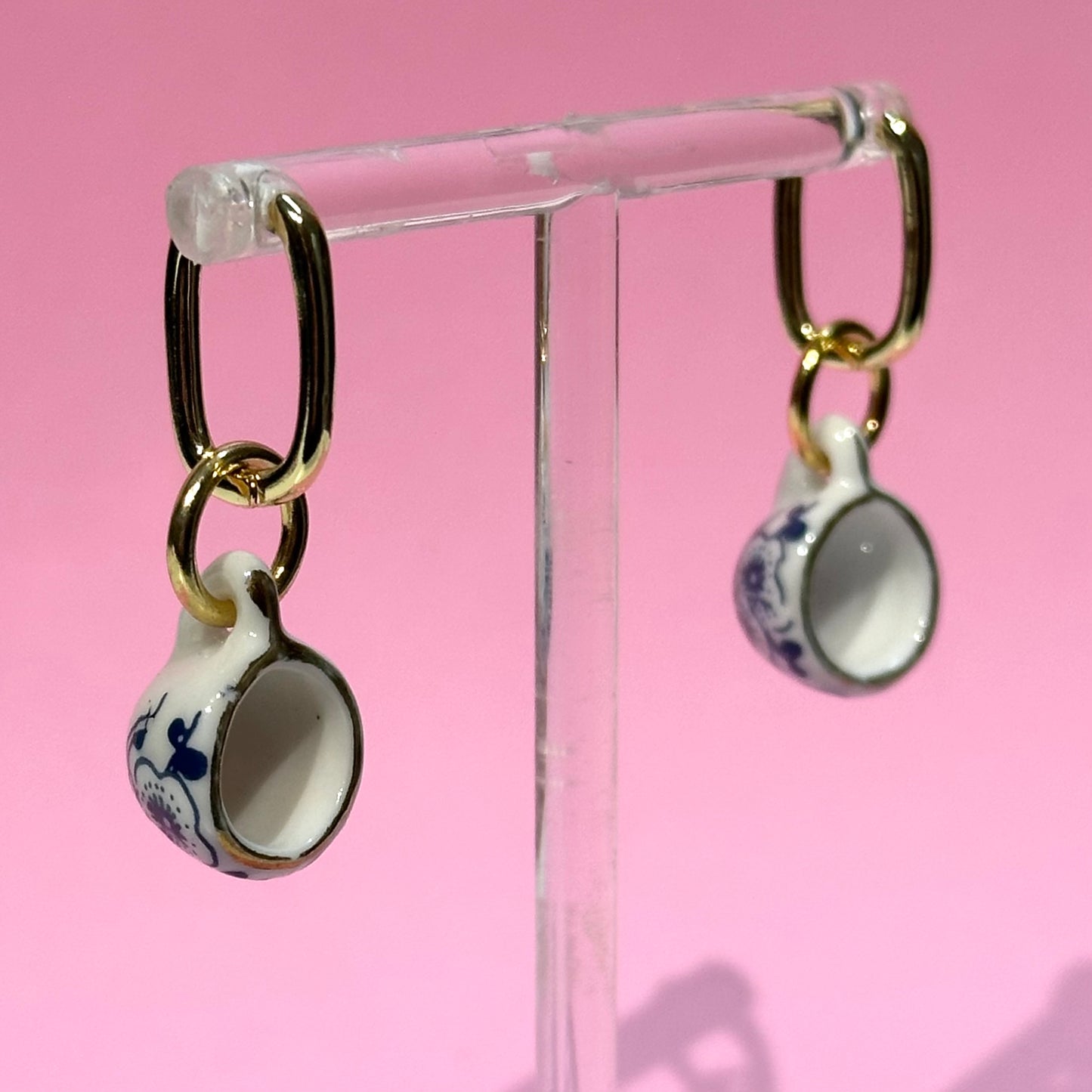 Teacup Earrings
