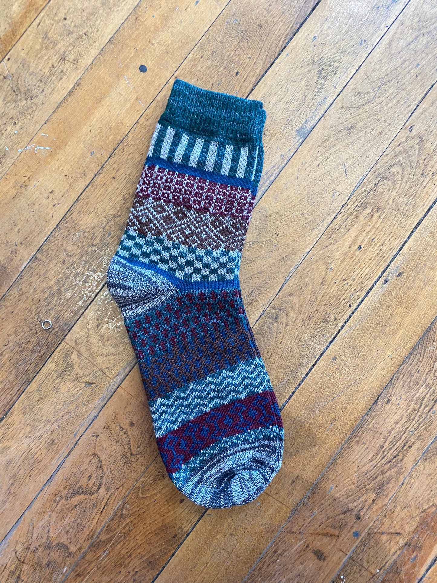 Autumn Mixed Pattern Thick Socks