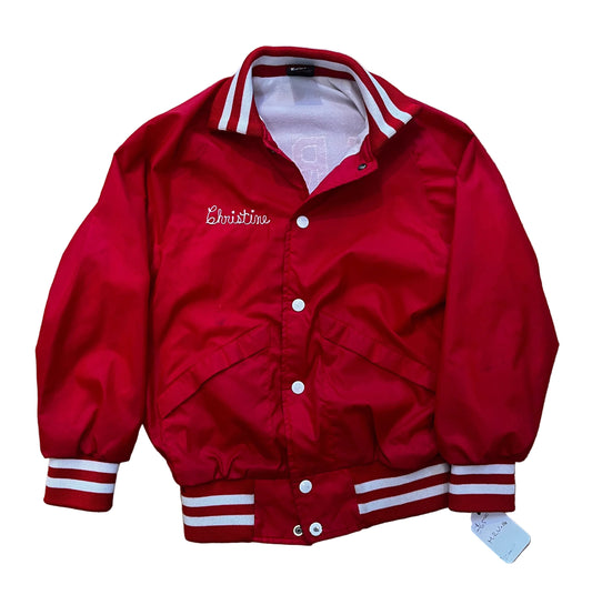 1980s satin Jacket-XS