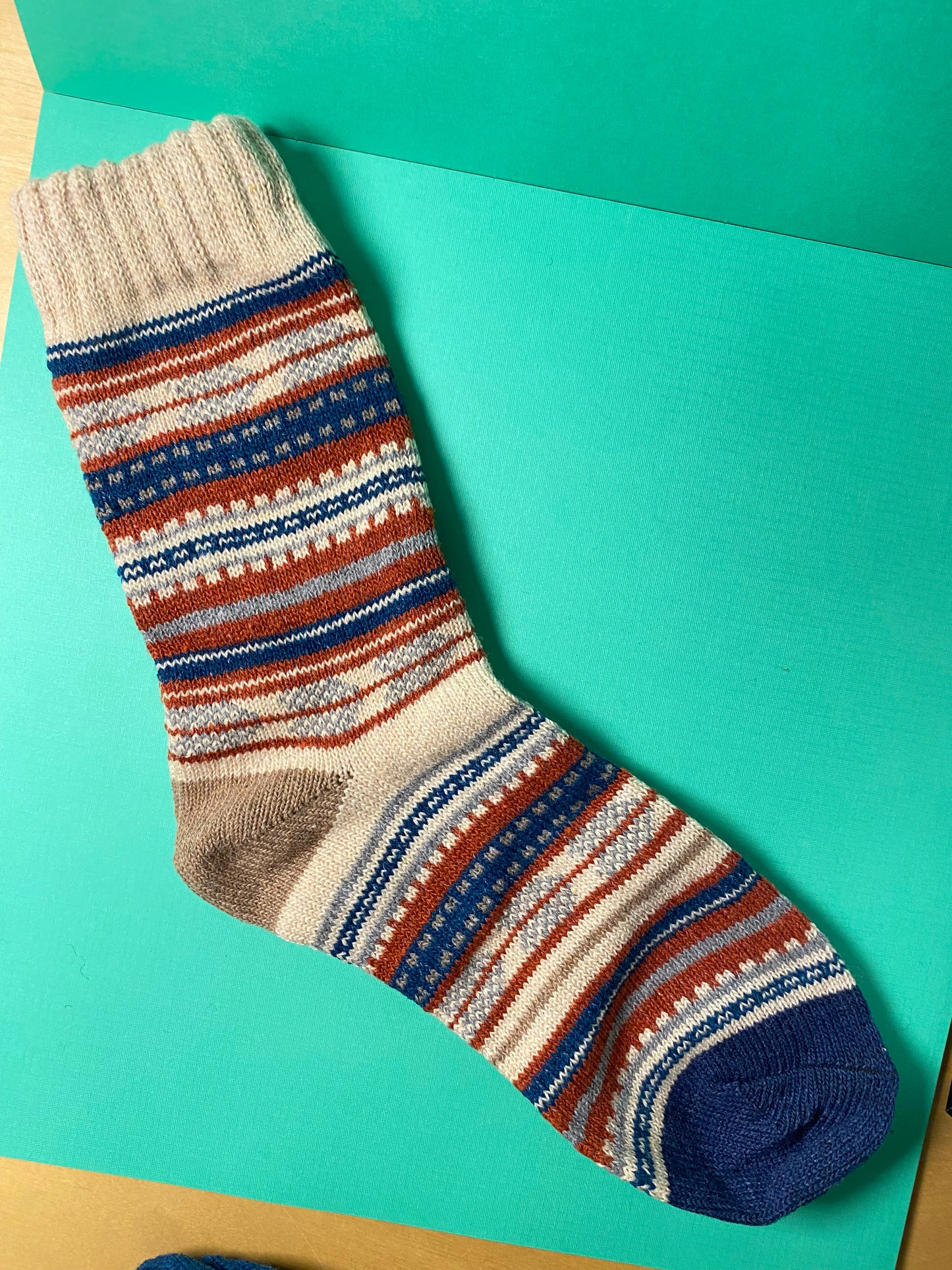 Thick, Cozy Striped Socks