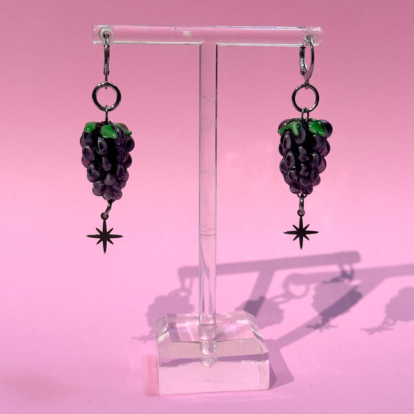 Grape Charm Earrings