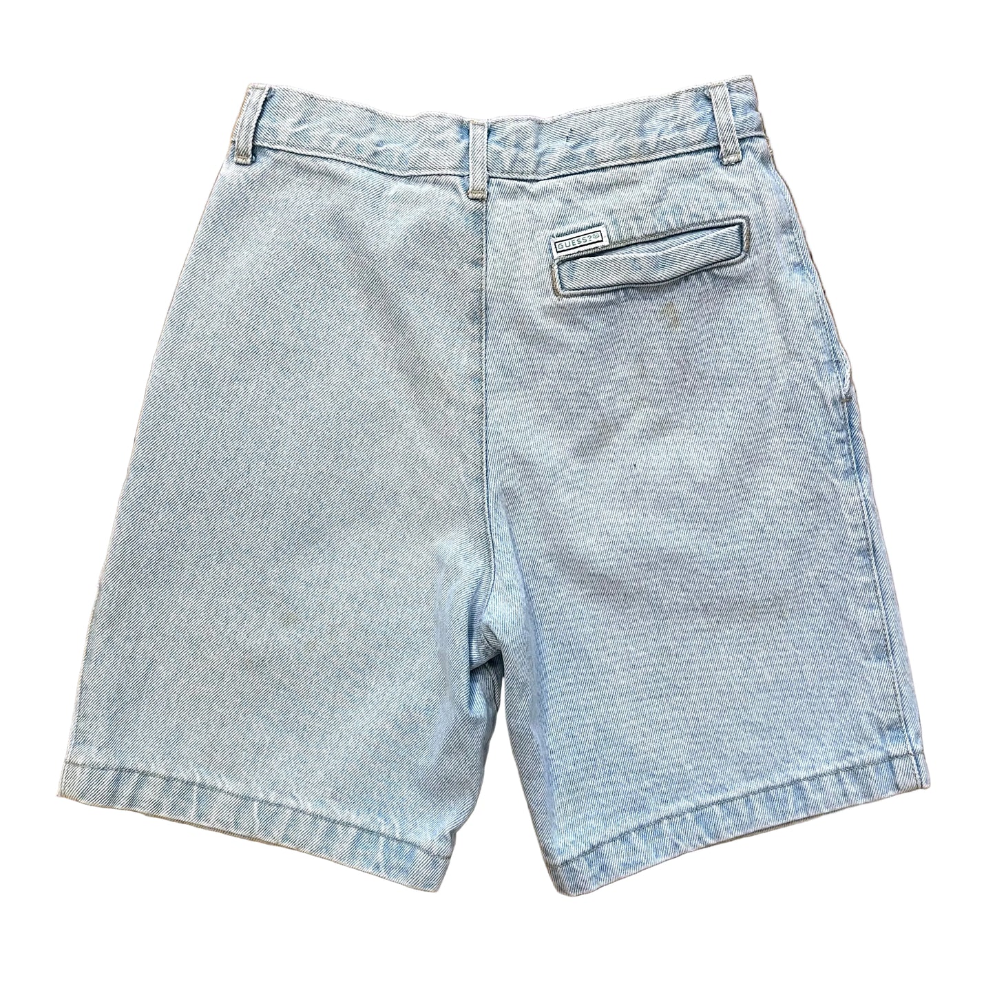 80s Pleated Denim Shorts (XS)