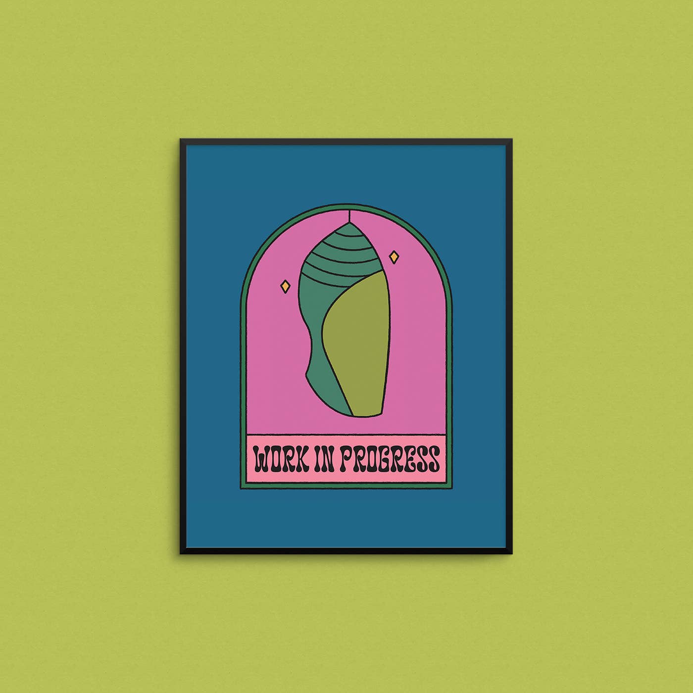 Work In Progress Art Print