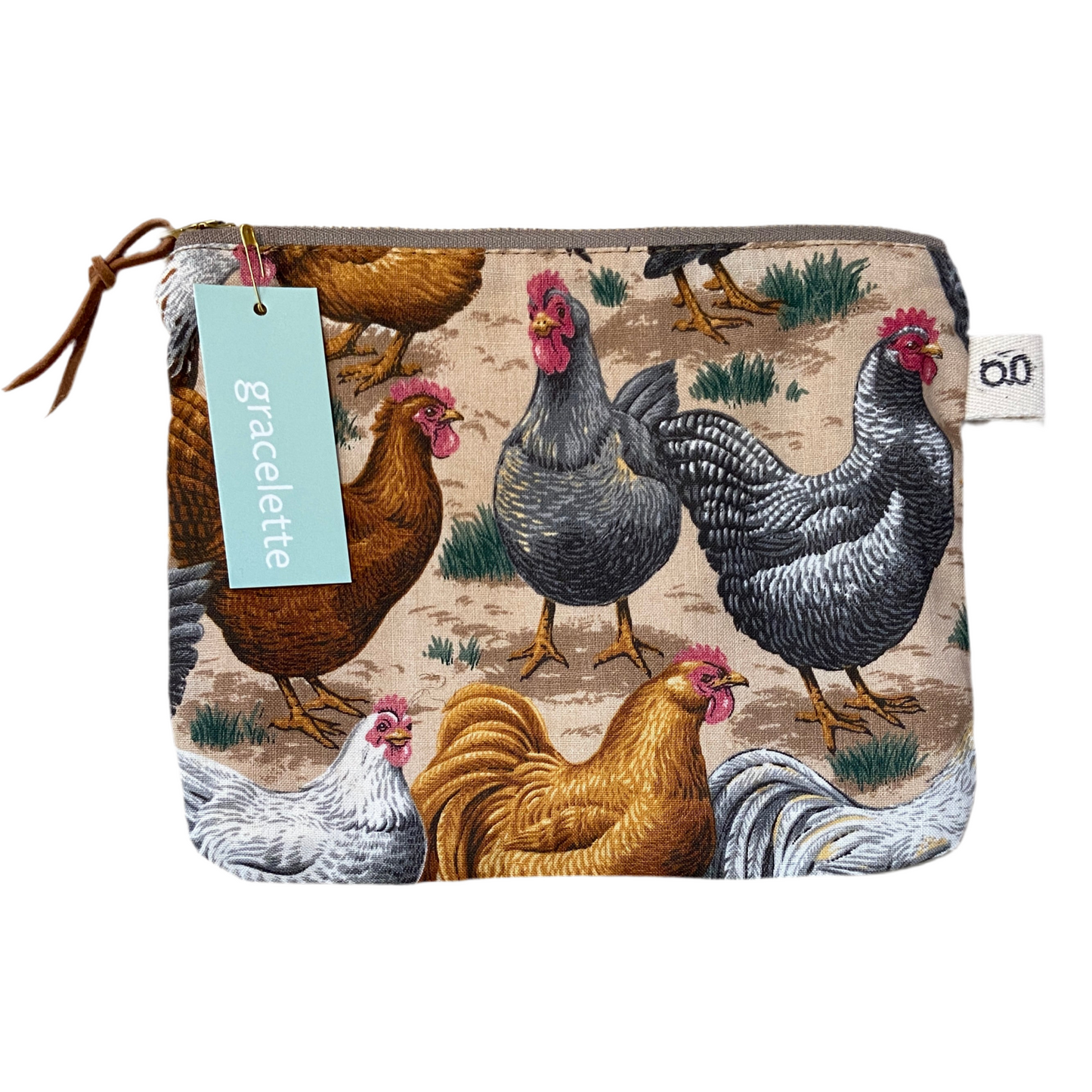Zip Pouch By Gracelette Textiles