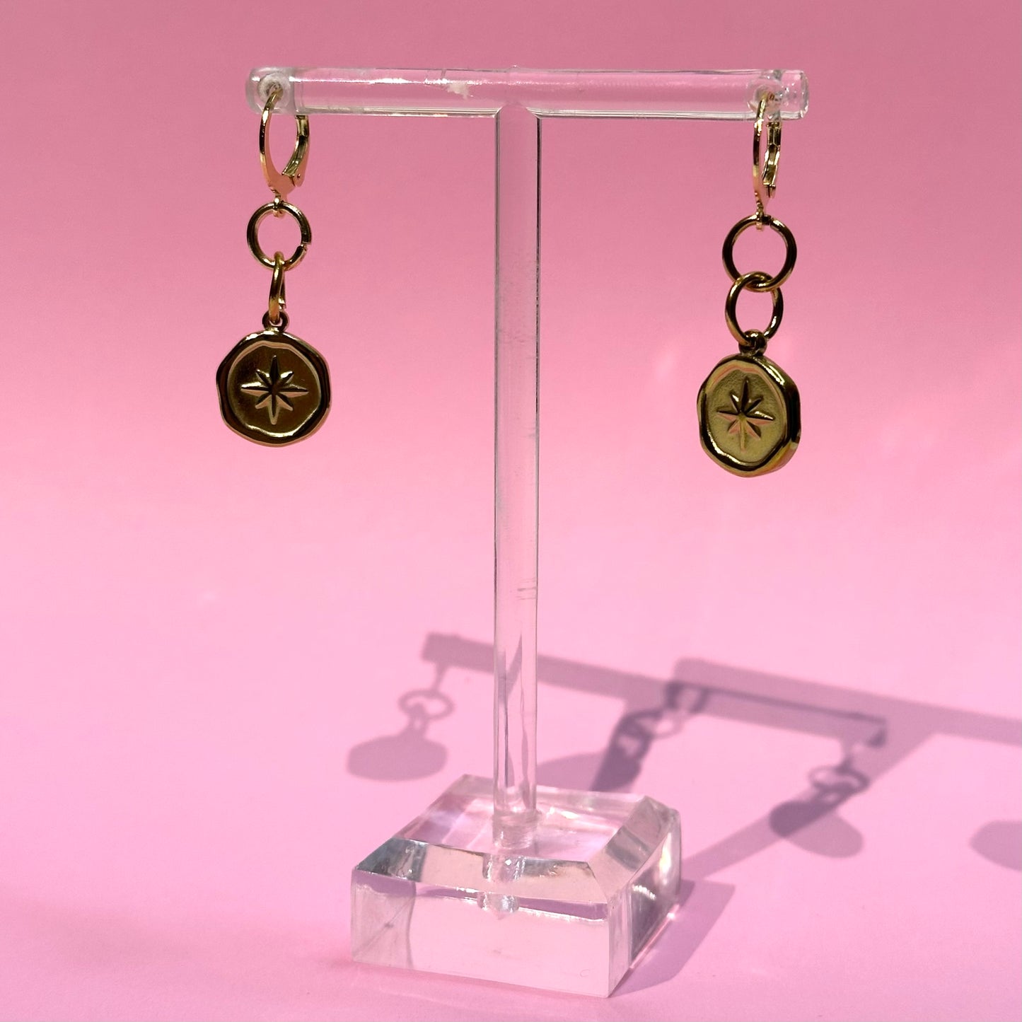 Star Pendant Earrings