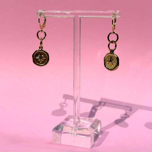 Star Pendant Earrings