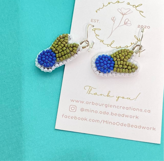 Blueberry Mini Earrings