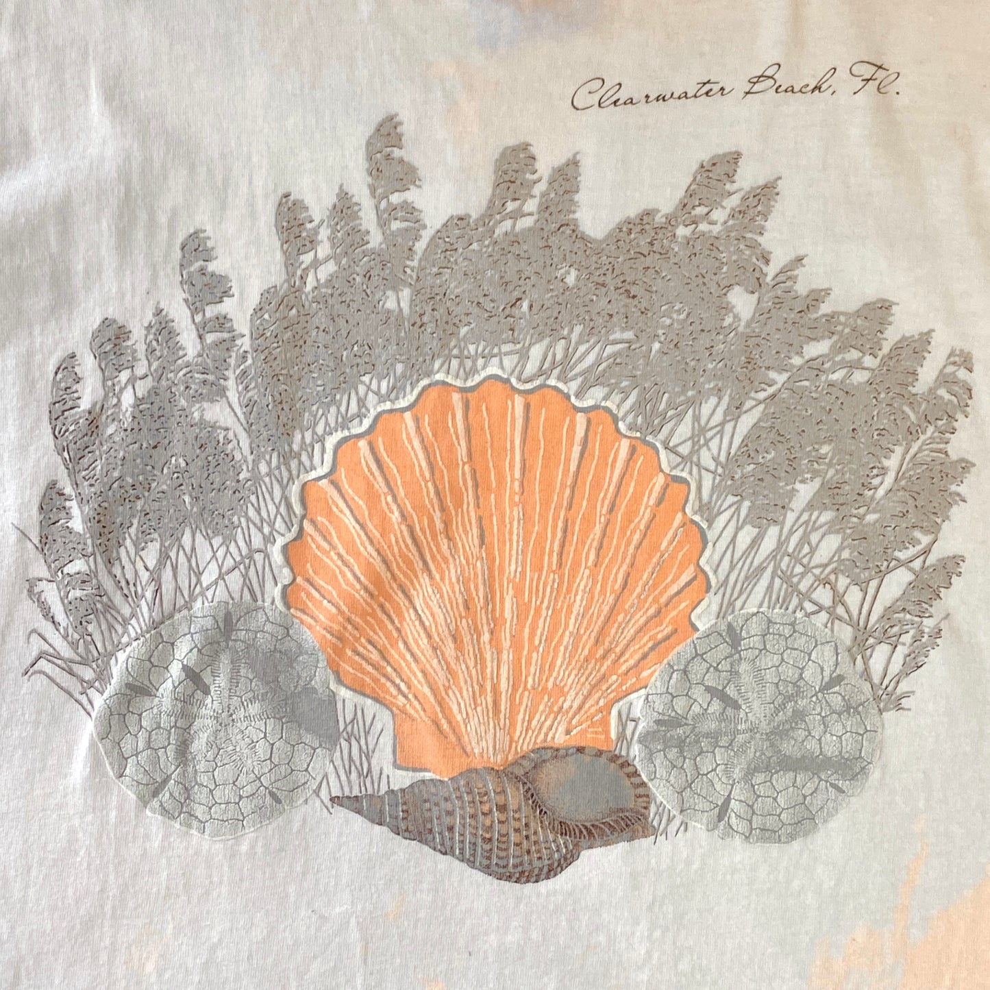 90s Clearwater Beach, Florida Tie-Dye T-Shirt (L)