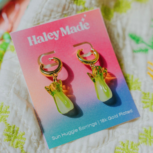 Bok Choy Earrings